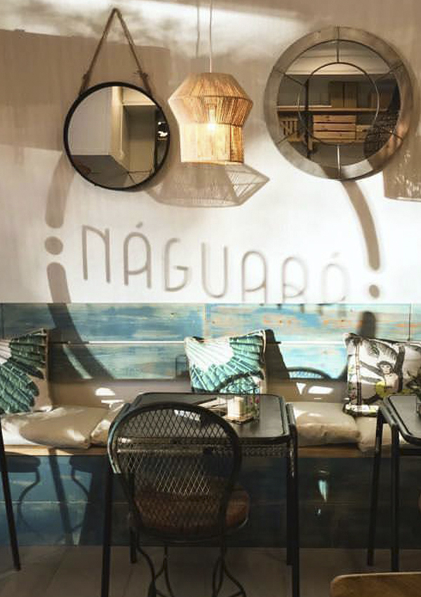 Interior del restaurante Naguara por Vetta Arquitectura